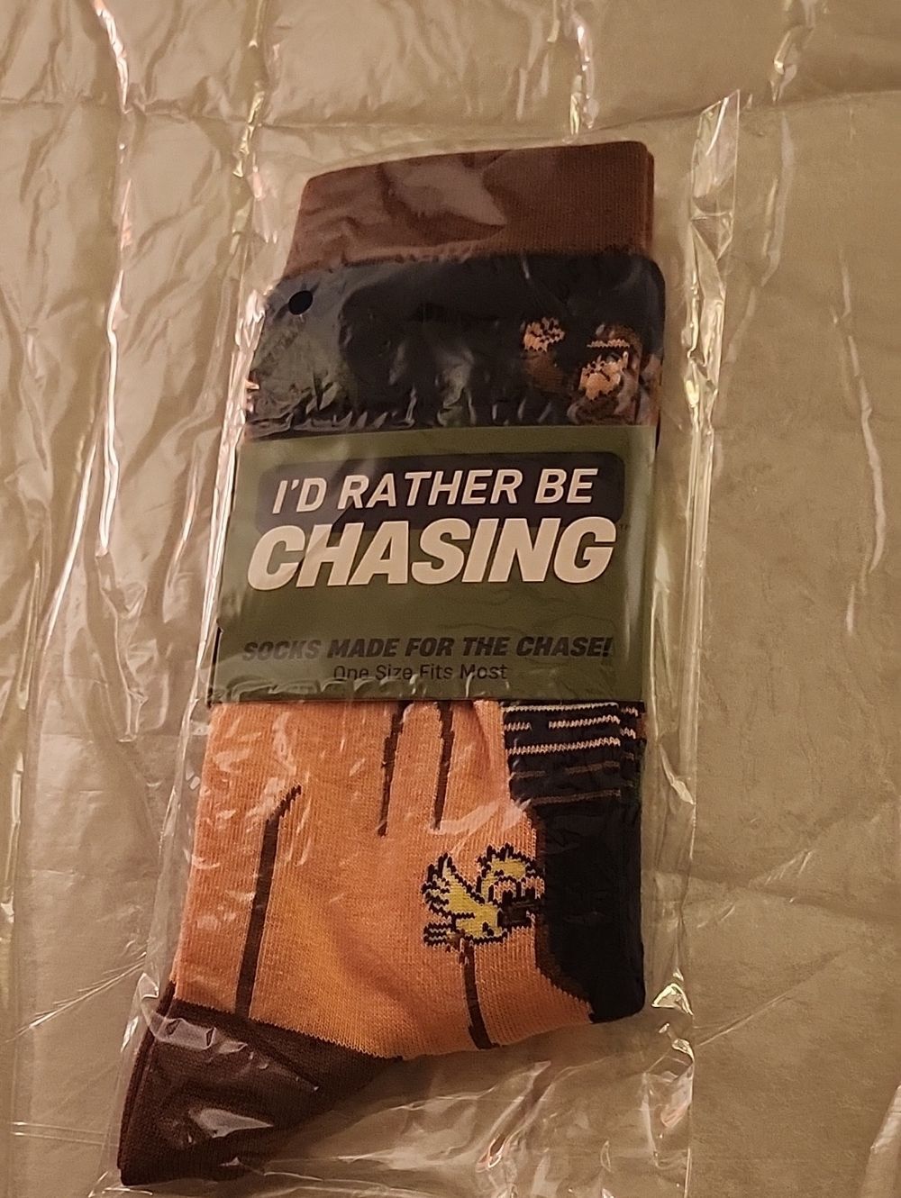 I'd Rather Be Chasing Sasquatch Novelty Socks